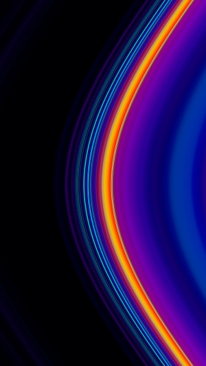 Abstract digital art with colorful curved lines