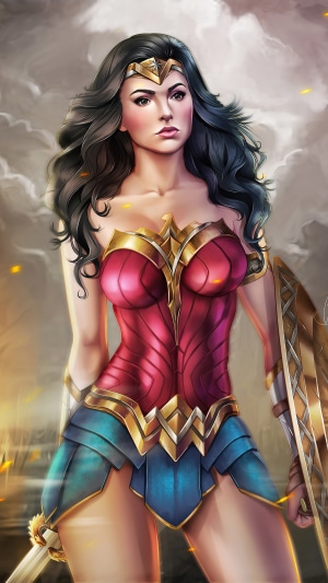 Wonder Woman artwork by an artist on ArtStation