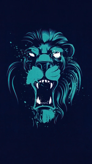Roaring Lion Artwork 4K