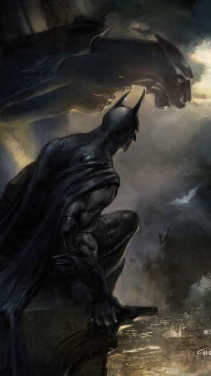 Batman and Gargoyle Artwork