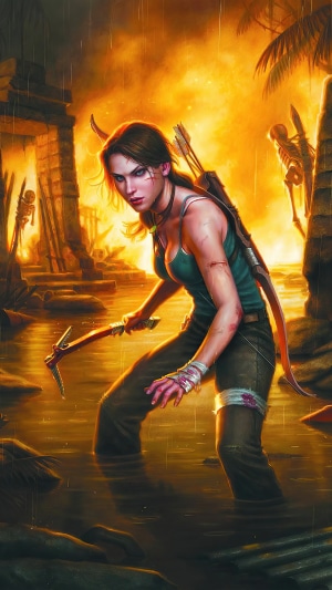 Lara Croft from Tomb Raider in 4K