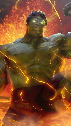 Hulk artwork 4K