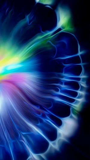 Abstract digital art with vibrant colors