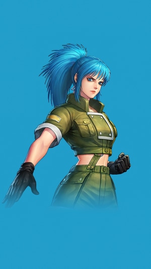 Leona Heidern from The King of Fighters 4K