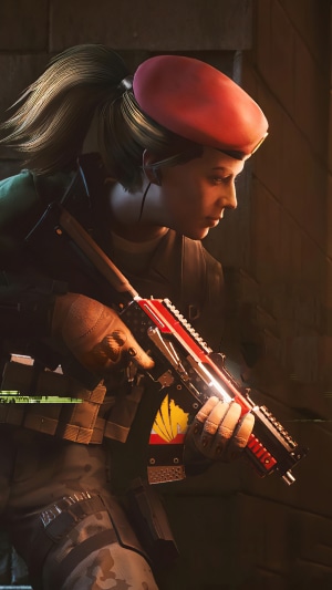 Woman with rifle in Firewall Zero Hour 4K