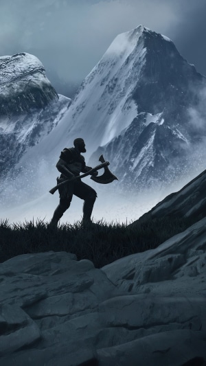 Kratos from God of War 4K