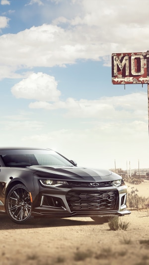 Chevrolet Camaro in a Desert Landscape