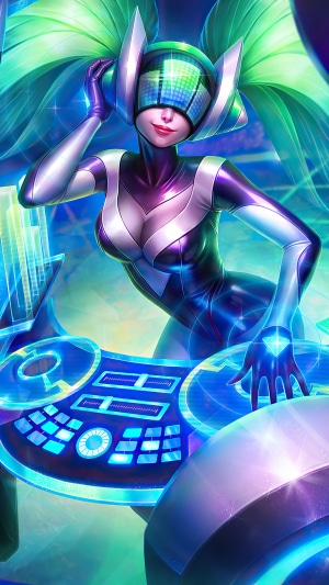 DJ Sona from League of Legends 4K