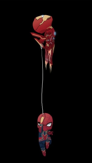 Iron Man and Spider-Man Artwork 4K