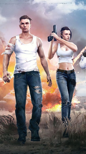 Characters from Garena Free Fire 4K