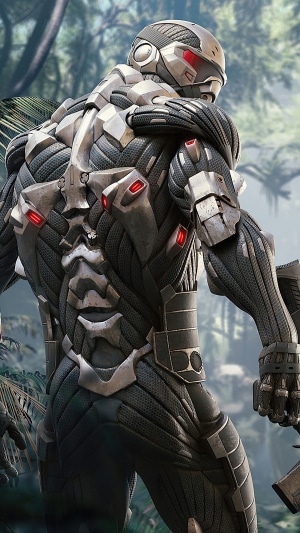 Crysis 2 Nanosuit soldier in jungle