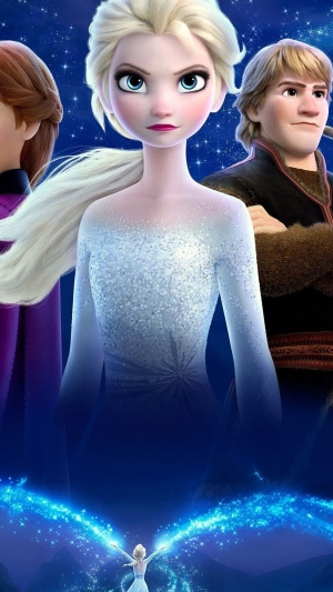 Elsa and Anna from Frozen 2 4K