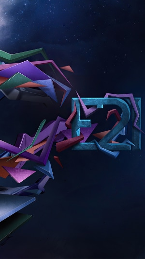 Abstract 3D geometric shapes and the number 42
