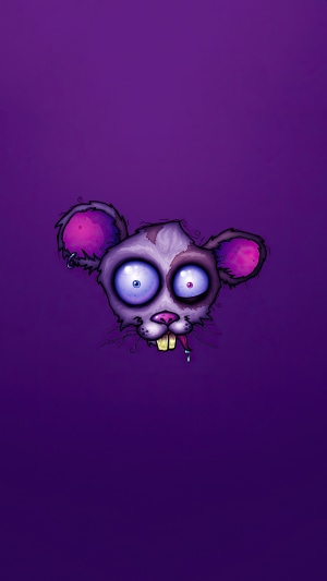 Creepy mouse artwork