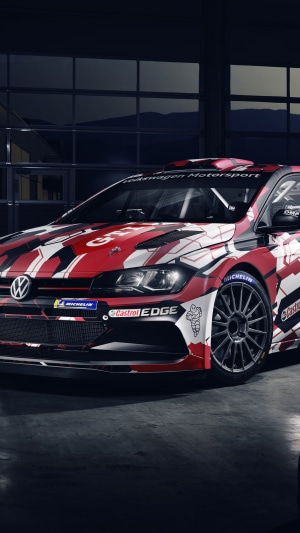 Volkswagen Polo GTI race car with Castrol EDGE livery
