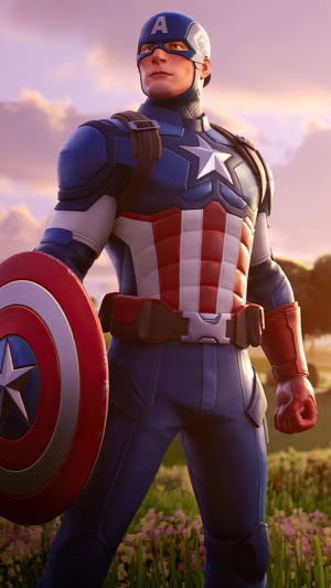 Captain America from Fortnite 4K