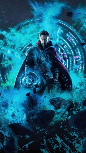 Doctor Strange casting a spell