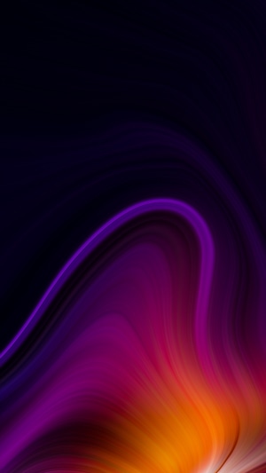 Abstract digital art with purple and orange swirls