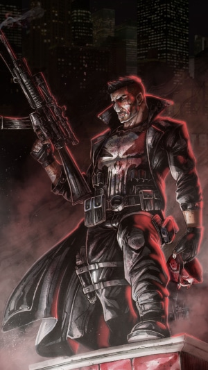 The Punisher with a Sniper Rifle