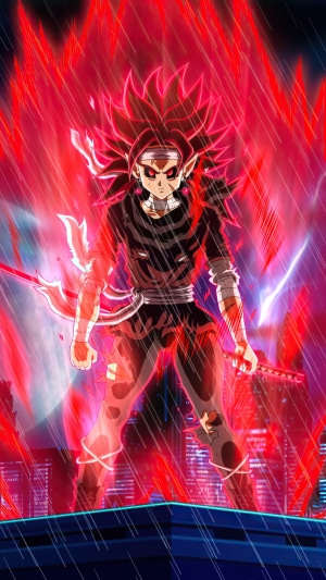 Goku Black from Dragon Ball Super in Super Saiyan Rosé