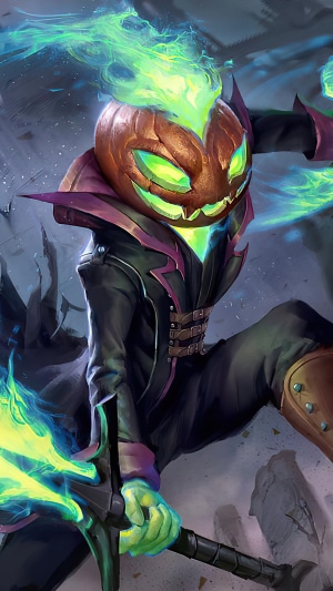 Pumpkinhead character from Vainglory 4K