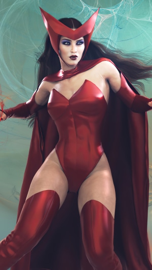 Scarlet Witch artwork 4K