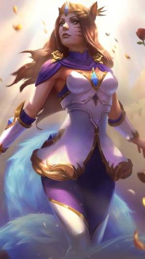 Ahri from League of Legends Digital Artwork