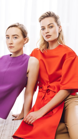 Margot Robbie and Saoirse Ronan