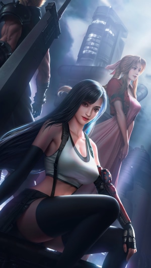 Tifa Lockhart and Aerith Gainsborough from Final Fantasy VII
