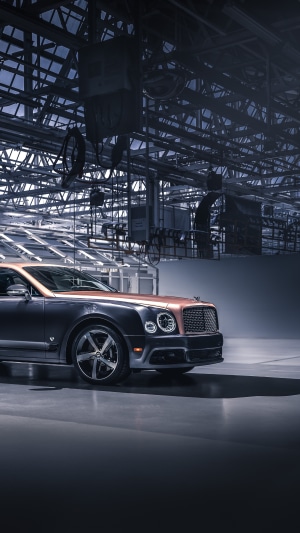 Bentley Mulsanne in a factory setting