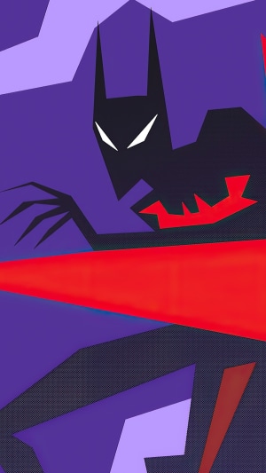 Batman Beyond with Red Laser
