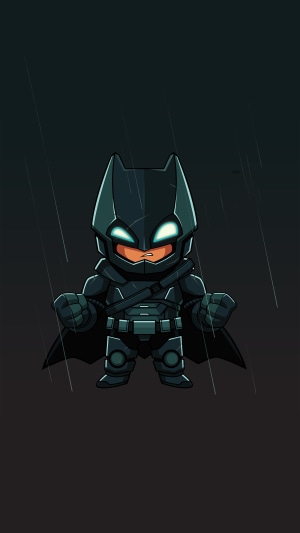 Chibi Batman in Armor