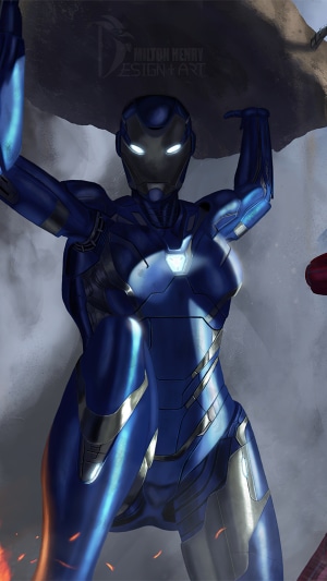 Iron Man artwork by Milton Henry