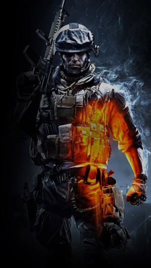 Soldier from Battlefield game