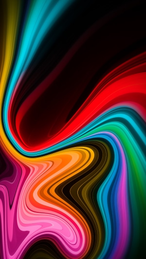 Abstract digital art with swirling colors
