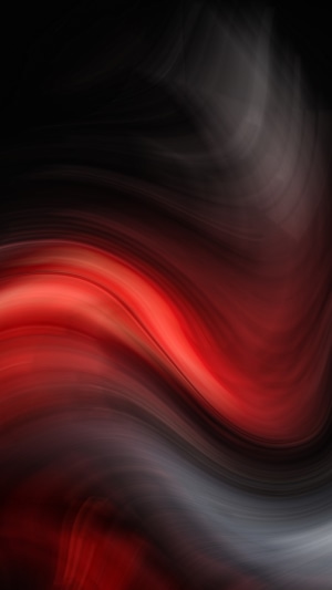 Abstract red and black wavy digital art 4K