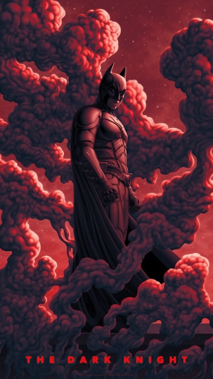 Batman from The Dark Knight artwork