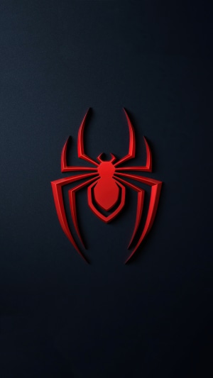 Spider-Man Miles Morales Logo 4K