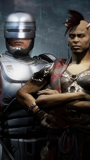 RoboCop and Sheeva from Mortal Kombat 11 4K