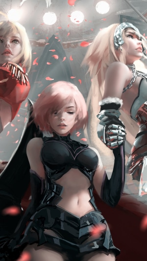 Jeanne d'Arc, Jalter, and Saber Lily from Fate/Grand Order