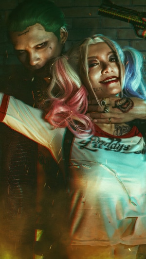 Joker and Harley Quinn cosplay 4K
