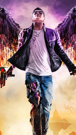 Saints Row IV Angel Wings 4K