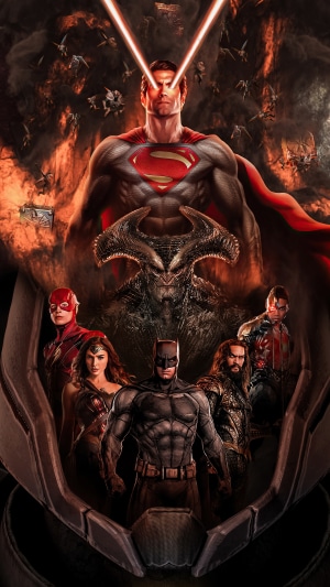 Superman and Justice League from DC Comics 4K