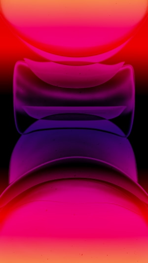 Abstract digital art with red, pink, and purple gradients