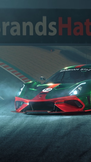 Brabham BT62 race car at Brands Hatch 4K