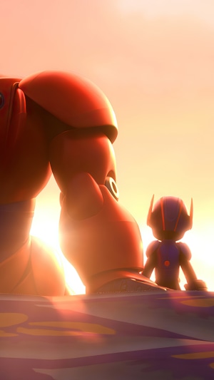 Baymax and Hiro from Big Hero 6