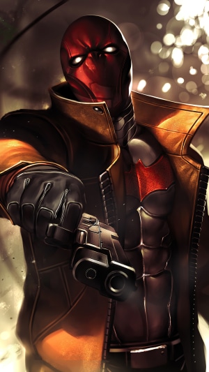 Red Hood artwork from DC Comics