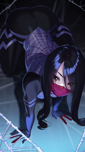 Silk from Marvel Comics artwork 4K