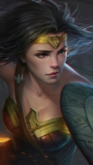 Wonder Woman artwork 4K