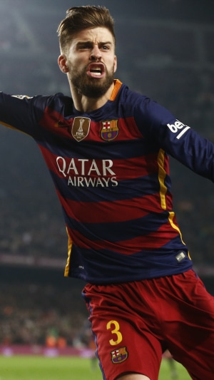 Gerard Pique of FC Barcelona
